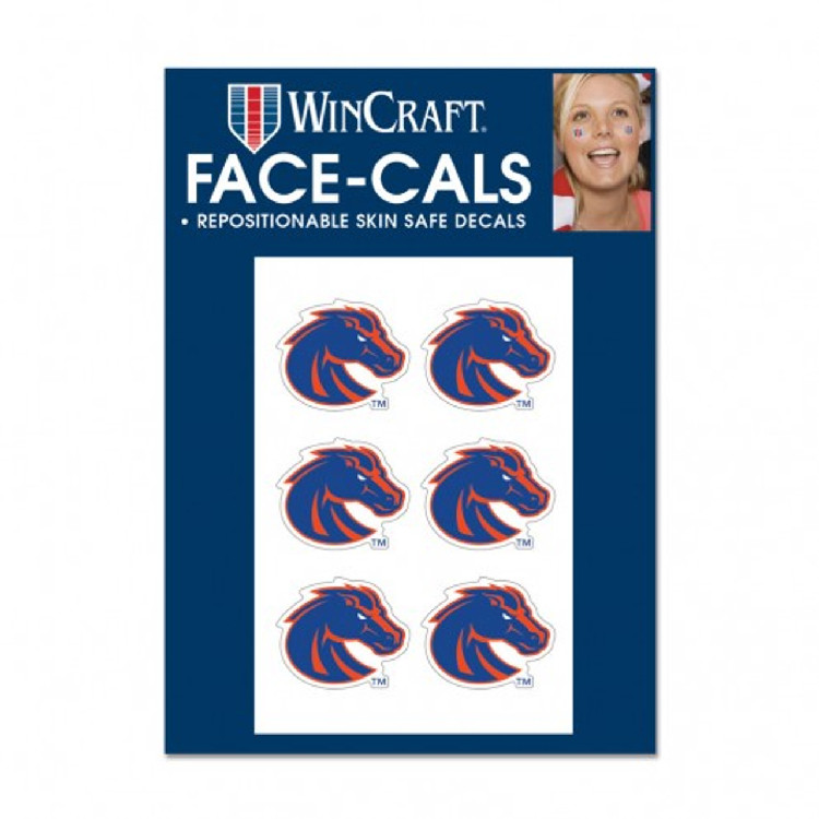 Boise State Broncos Tattoo Face Cals