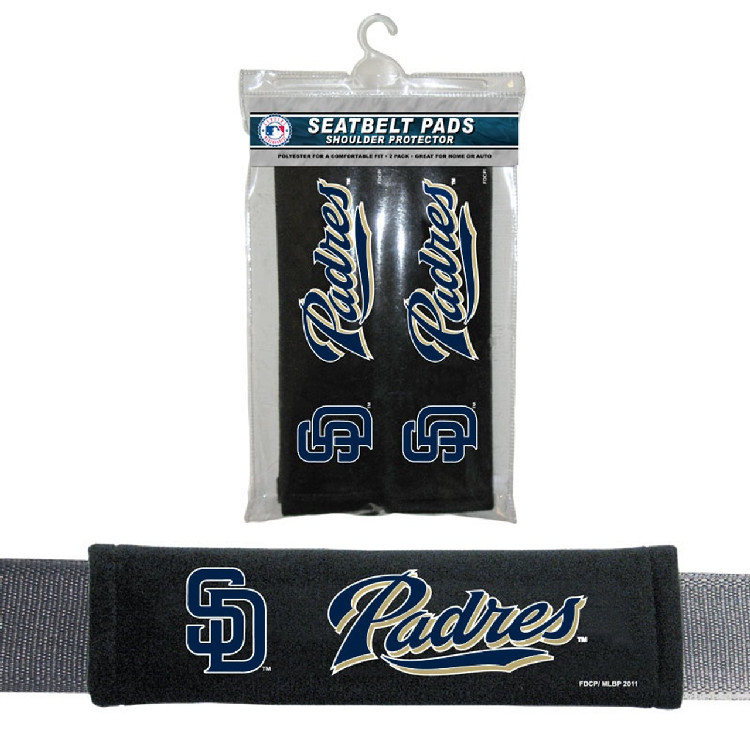 San Diego Padres Seat Belt Pads CO