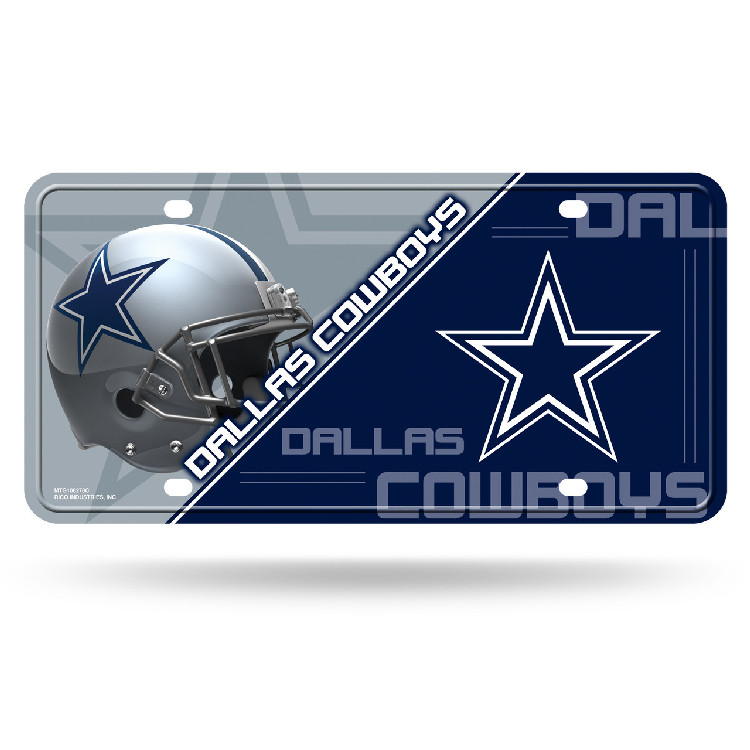 Dallas Cowboys License Plate Metal