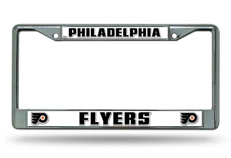 Philadelphia Flyers License Plate Frame Chrome