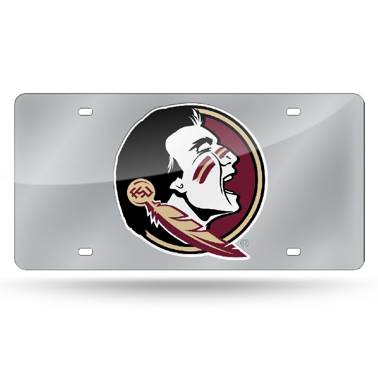 Florida State Seminoles License Plate Laser Cut Silver