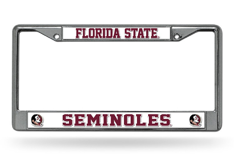 Florida State Seminoles License Plate Frame Chrome