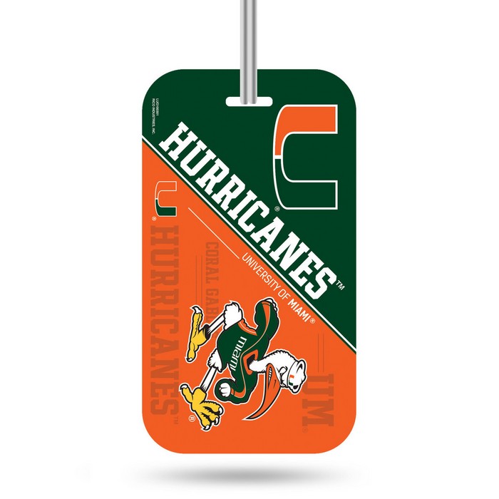 Miami Hurricanes Luggage Tag