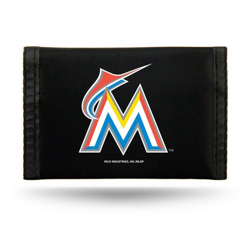 Rico Industries Miami Marlins Wallet Nylon Trifold -