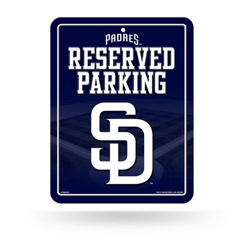 Rico Industries San Diego Padres Sign Metal Parking -