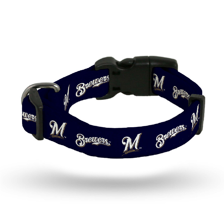 Milwaukee Brewers Pet Collar Size L