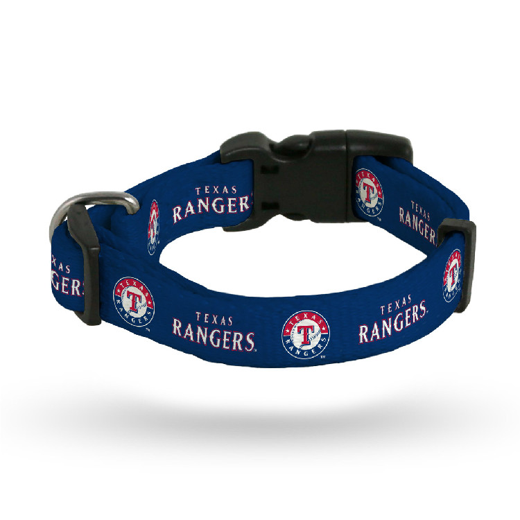 Texas Rangers Pet Collar Size L