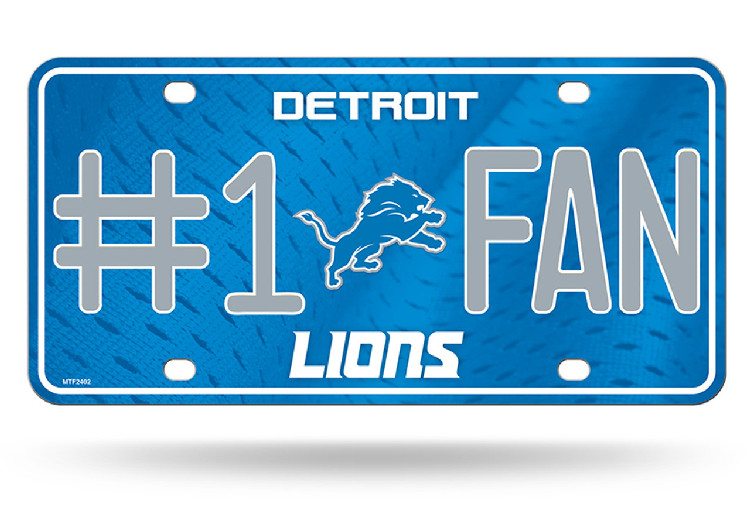 Detroit Lions License Plate #1 Fan