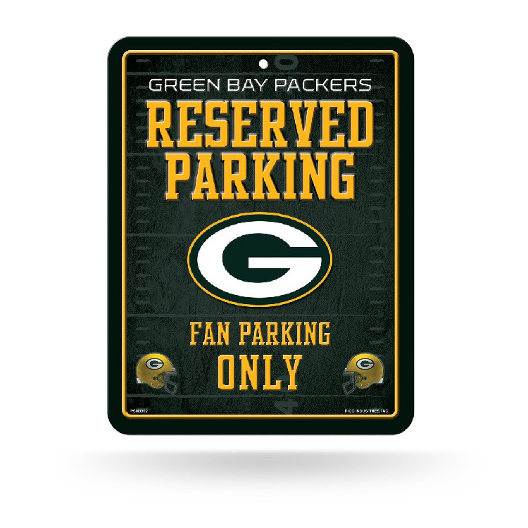 Green Bay Packers Sign Metal Reserved Parking Design