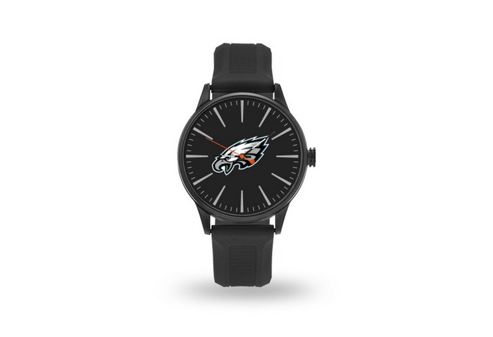 Philadelphia Eagles Watch Men's Cheer Style with Black Watch Band