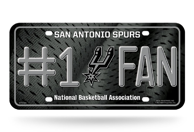 San Antonio Spurs License Plate #1 Fan