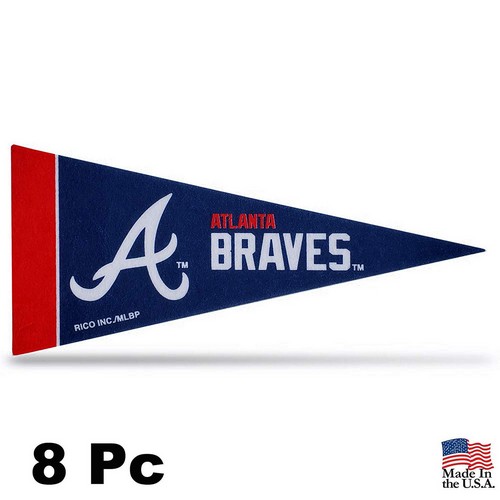 Rico Industries Atlanta Braves Pennant Set Mini 8 Piece -