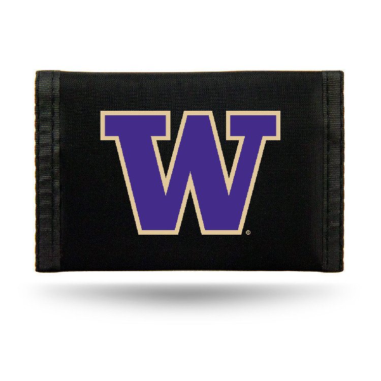 Washington Huskies Wallet Nylon Trifold