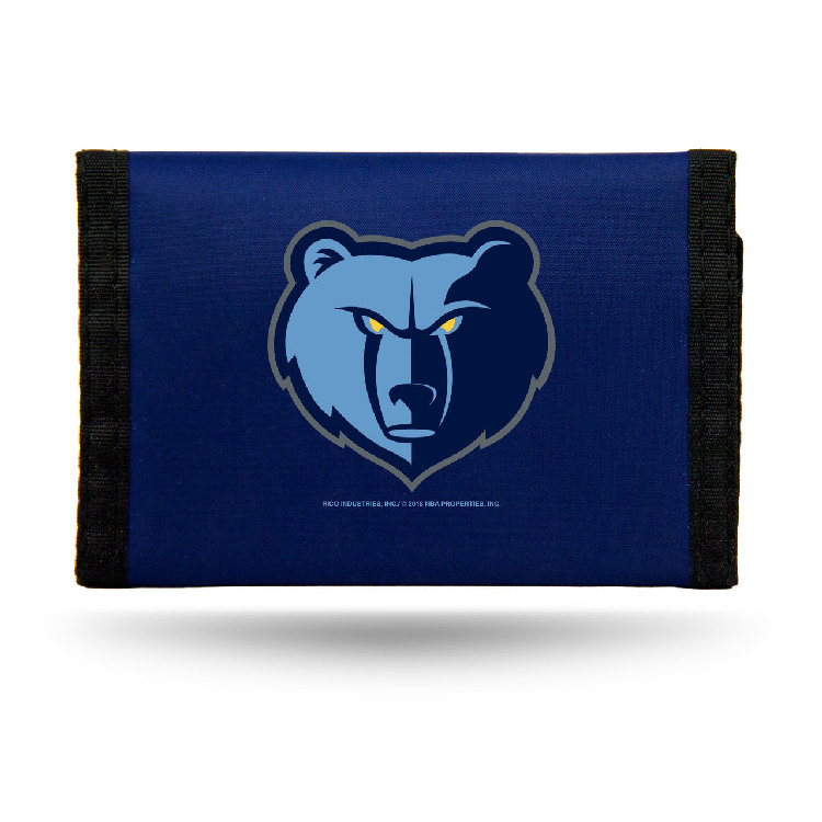 Memphis Grizzlies Wallet Nylon Trifold Alternate