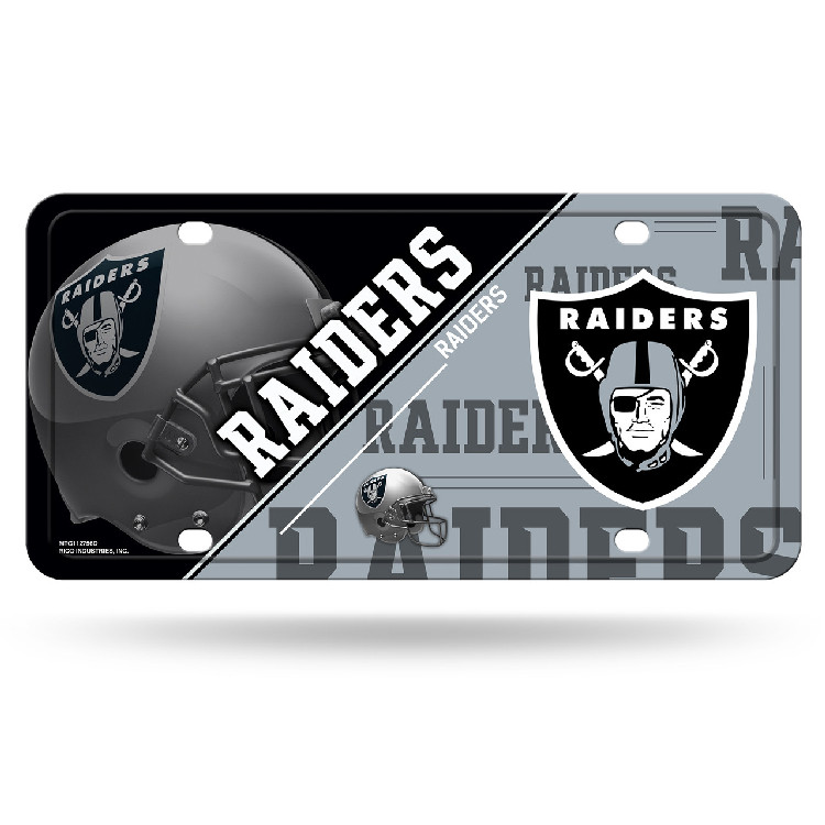 Las Vegas Raiders License Plate Metal