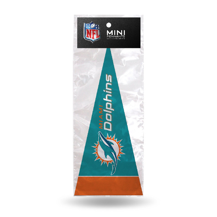 Miami Dolphins Pennant Set Mini 8 Piece Alternate