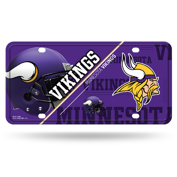 Minnesota Vikings License Plate Metal