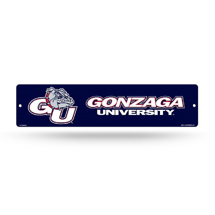 Gonzaga Bulldogs Sign Street Plastic