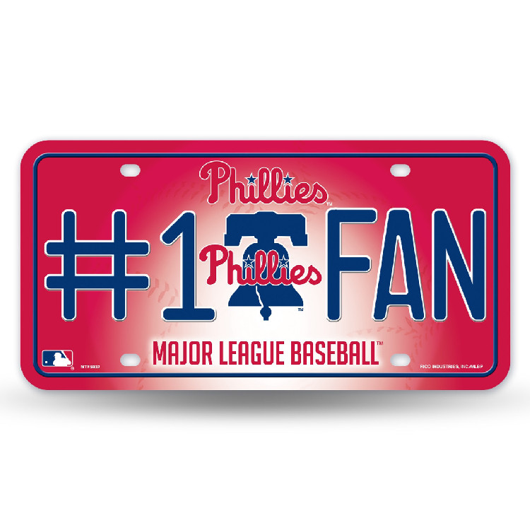 Philadelphia Phillies License Plate #1 Fan Alternate Design