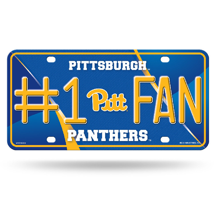 Pittsburgh Panthers License Plate #1 Fan Alternate Design