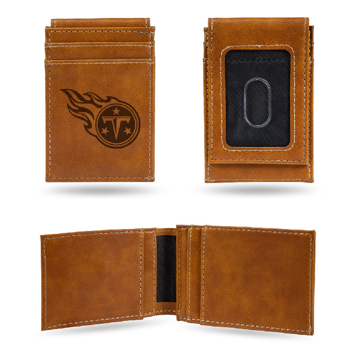 Tennessee Titans Wallet Front Pocket Laser Engraved