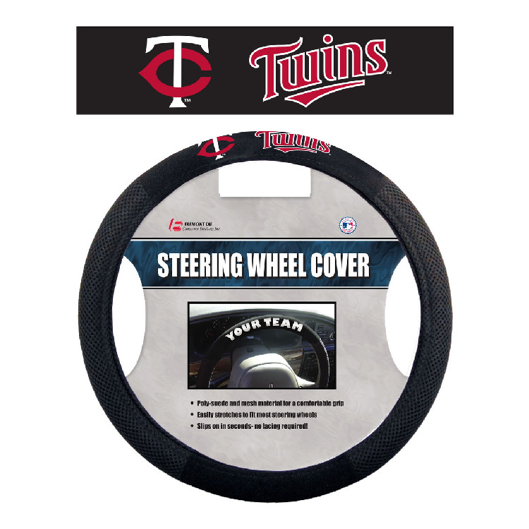 Minnesota Twins Steering Wheel Cover Mesh Style CO