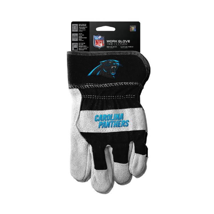 Carolina Panthers Gloves Work Style The Closer Design