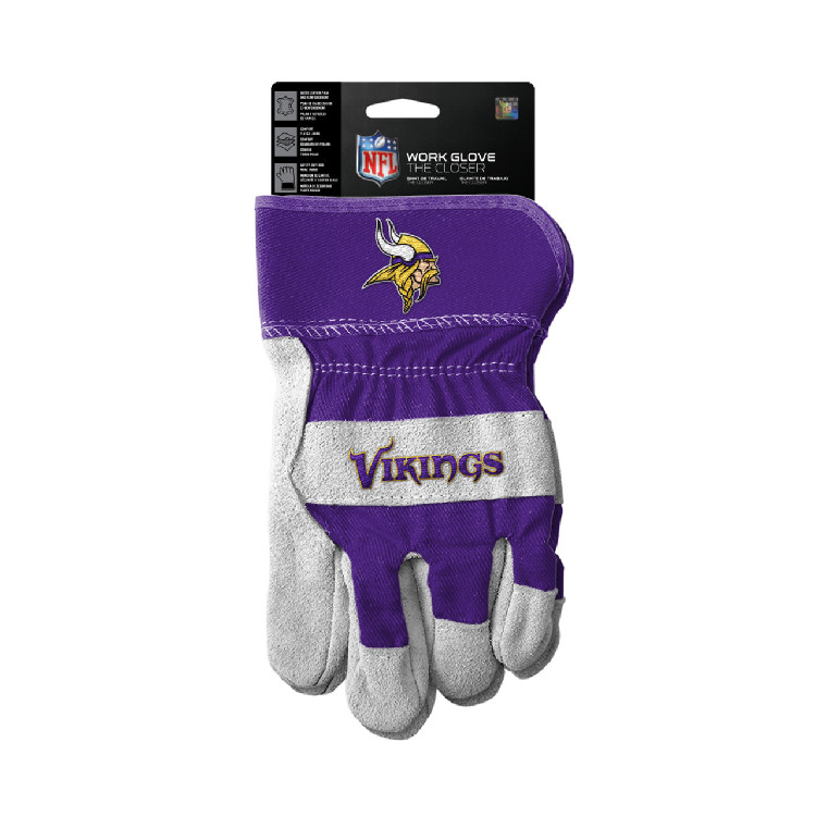 Minnesota Vikings Gloves Work Style The Closer Design