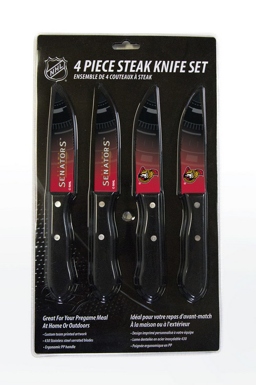 Ottawa Senators Knife Set - Steak - 4 Pack