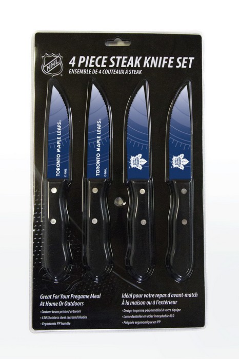 The Sports Vault Toronto Maple Leafs Knife Set - Steak - 4 Pack -