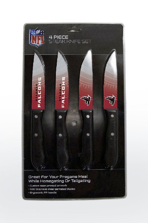 Atlanta Falcons Knife Set Steak 4 Pack