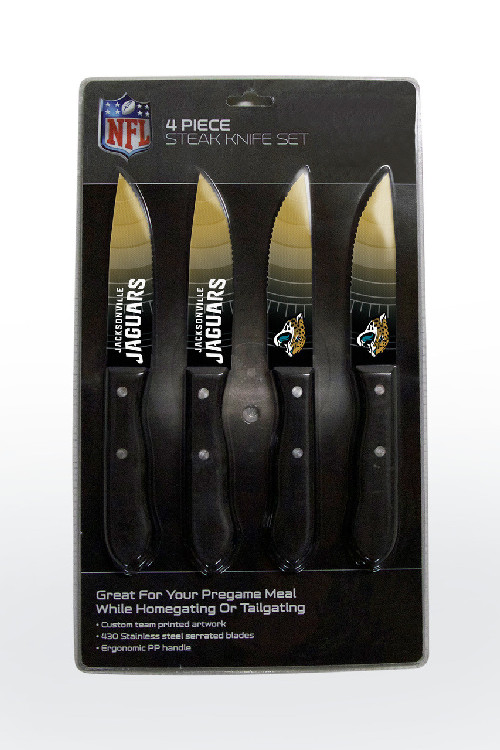 Jacksonville Jaguars Knife Set Steak 4 Pack