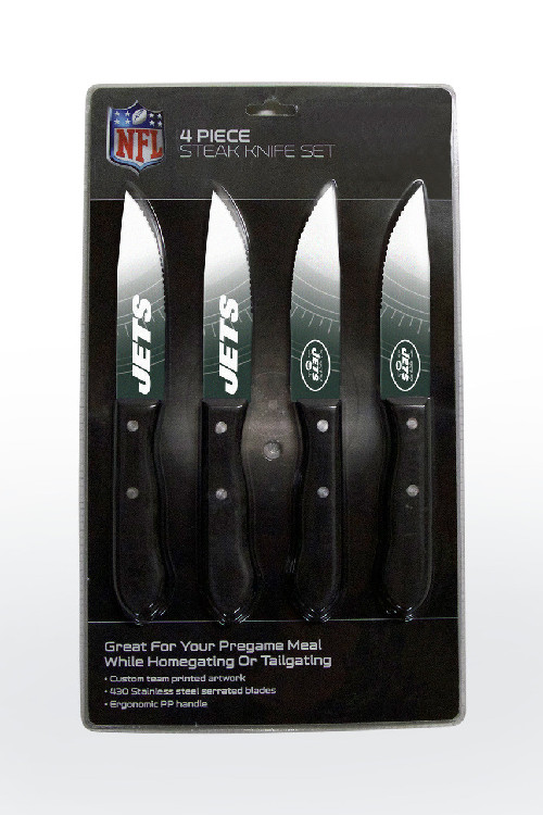 New York Jets Knife Set Steak 4 Pack