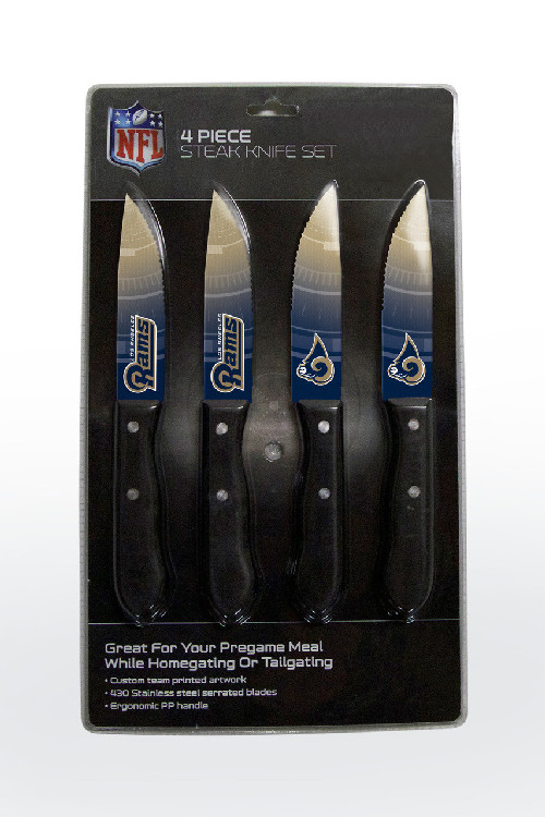 Los Angeles Rams Knife Set Steak 4 Pack