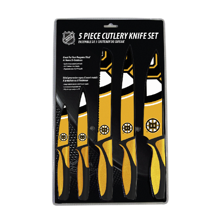 Boston Bruins Knife Set - Kitchen - 5 Pack