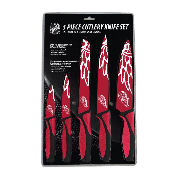 Detroit Red Wings Knife Set - Kitchen - 5 Pack