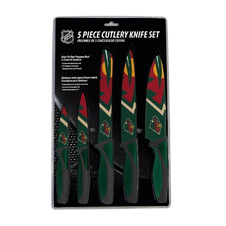 Minnesota Wild Knife Set - Kitchen - 5 Pack