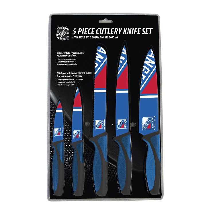 New York Rangers Knife Set - Kitchen - 5 Pack