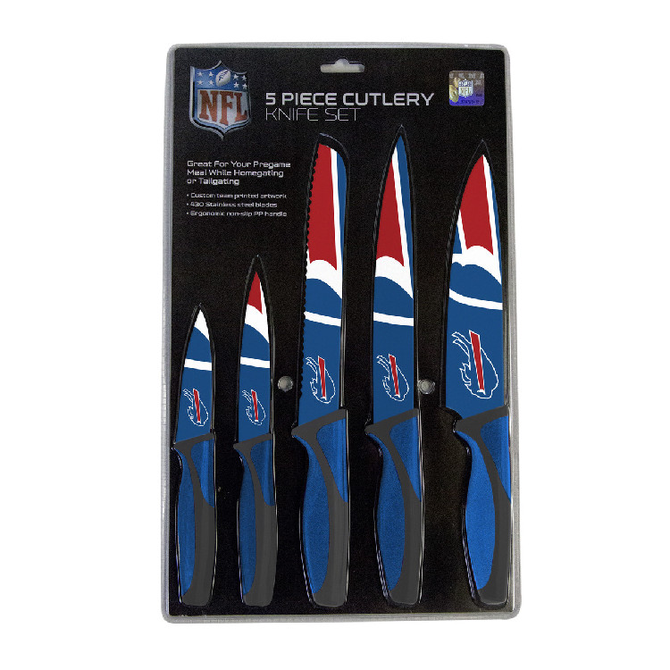 Buffalo Bills Knife Set - Kitchen - 5 Pack