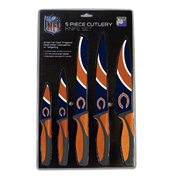 Chicago Bears Knife Set - Kitchen - 5 Pack