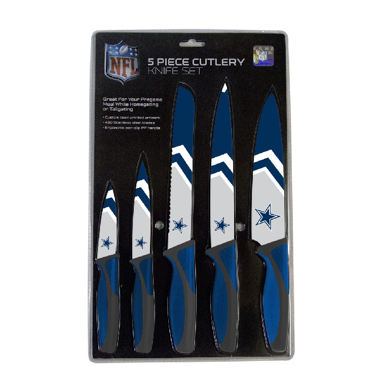 Dallas Cowboys Knife Set - Kitchen - 5 Pack