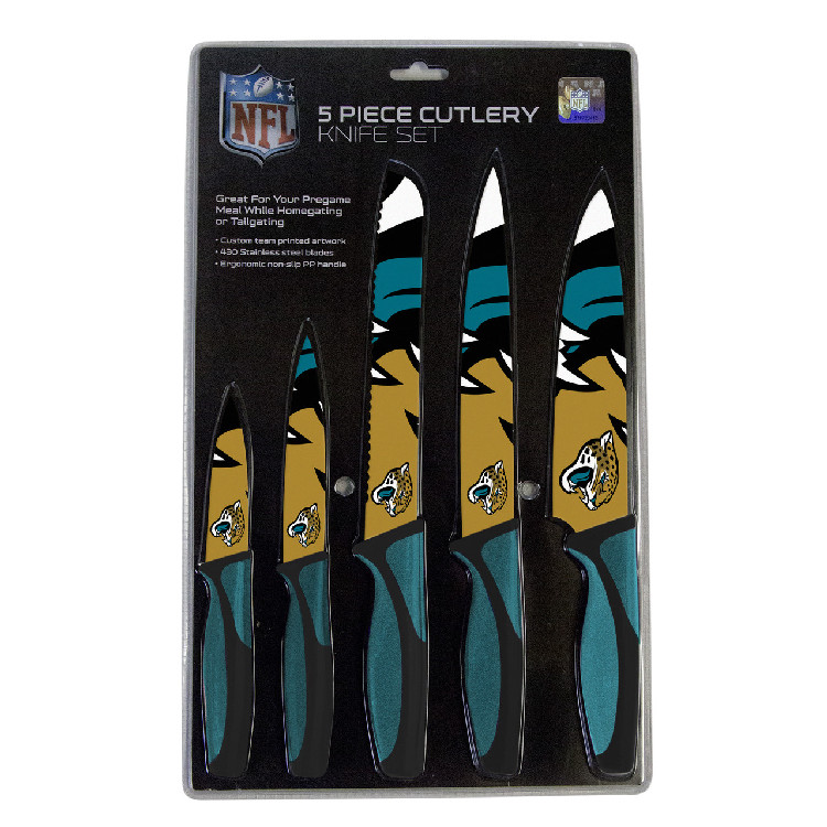 Jacksonville Jaguars Knife Set - Kitchen - 5 Pack