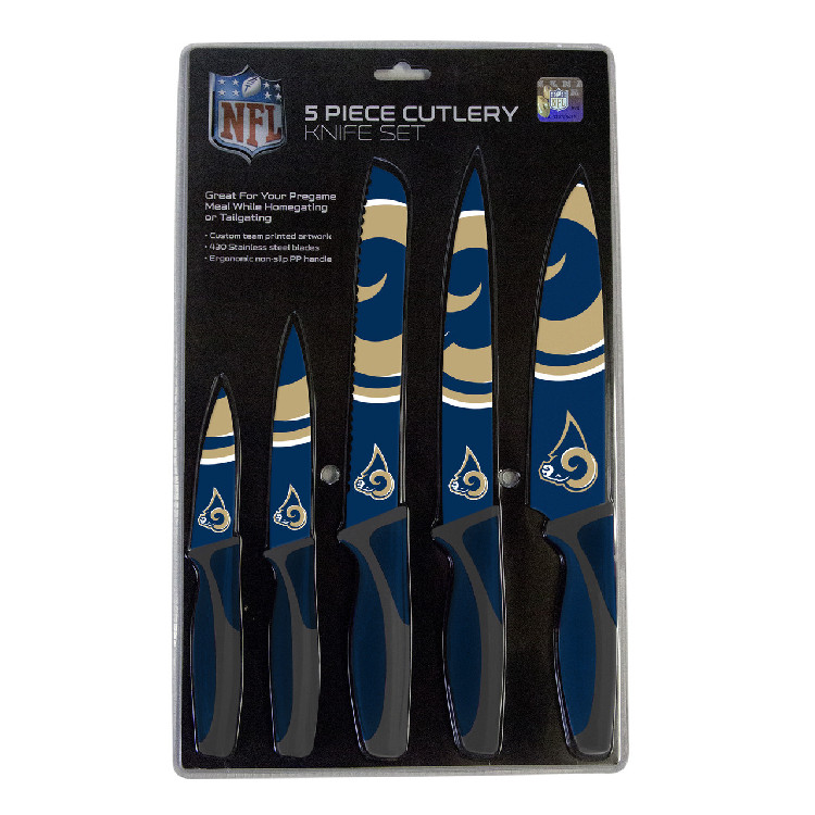 Los Angeles Rams Knife Set - Kitchen - 5 Pack