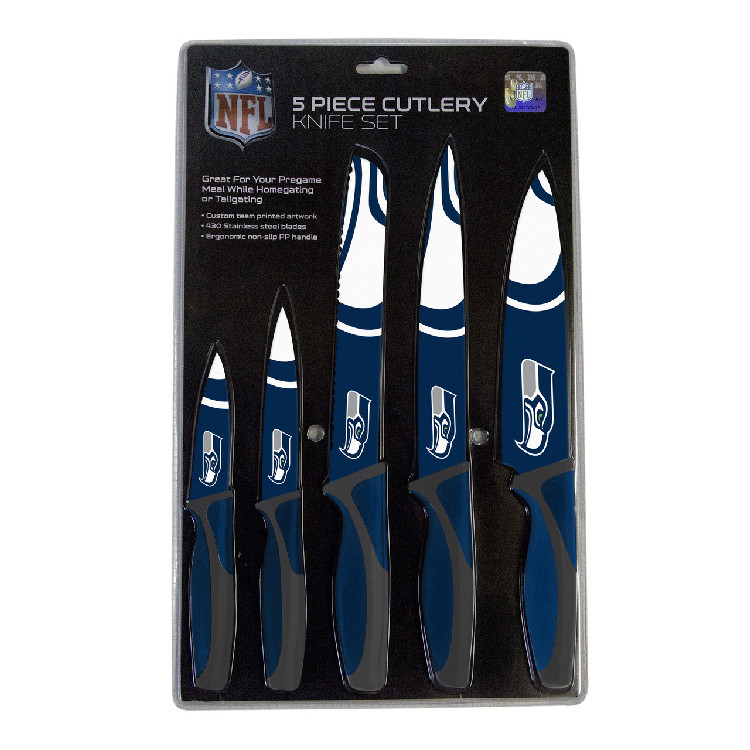 Seattle Seahawks Knife Set - Kitchen - 5 Pack