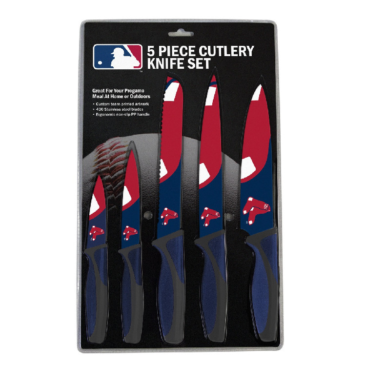 Boston Red Sox Knife Set - Kitchen - 5 Pack