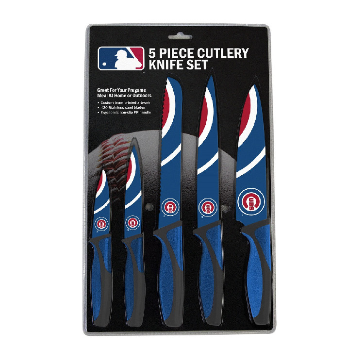 Chicago Cubs Knife Set - Kitchen - 5 Pack