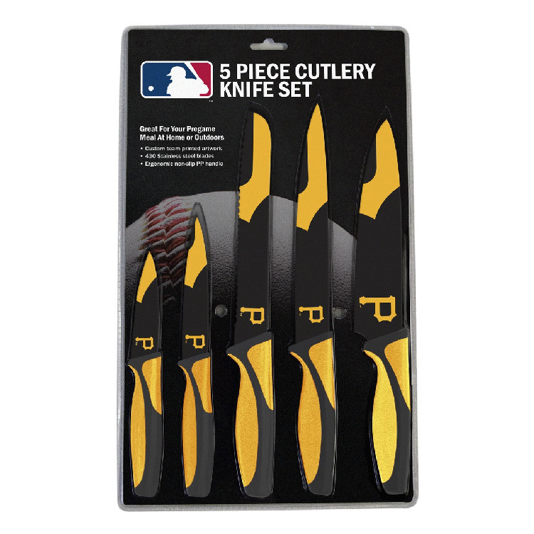 Pittsburgh Pirates Knife Set - Kitchen - 5 Pack