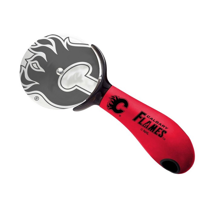 The Sports Vault Calgary Flames Pizza Cutter -