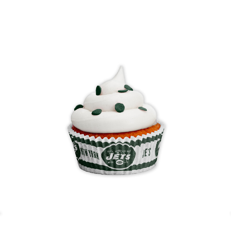 New York Jets Baking Cups Large 50 Pack