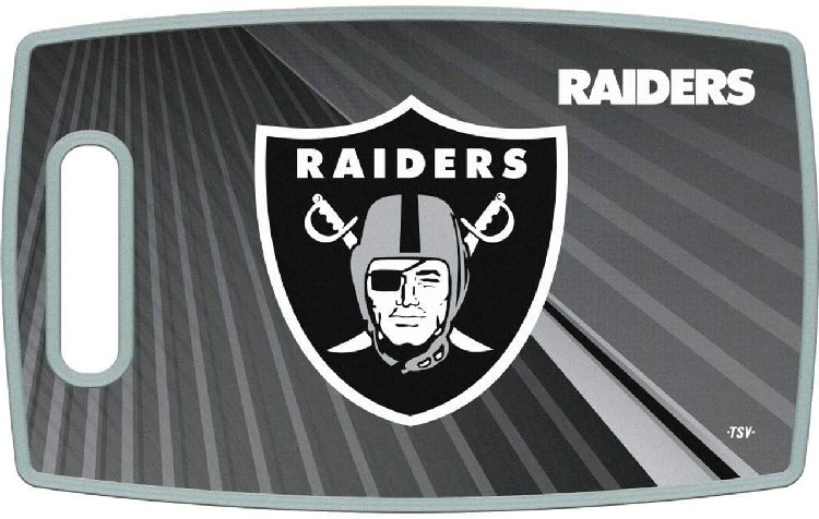 Las Vegas Raiders Cutting Board Large Alternate Design